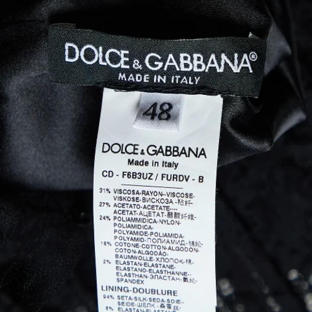 Dolce & Gabbana Pre-owned Lace dresses Black Dames