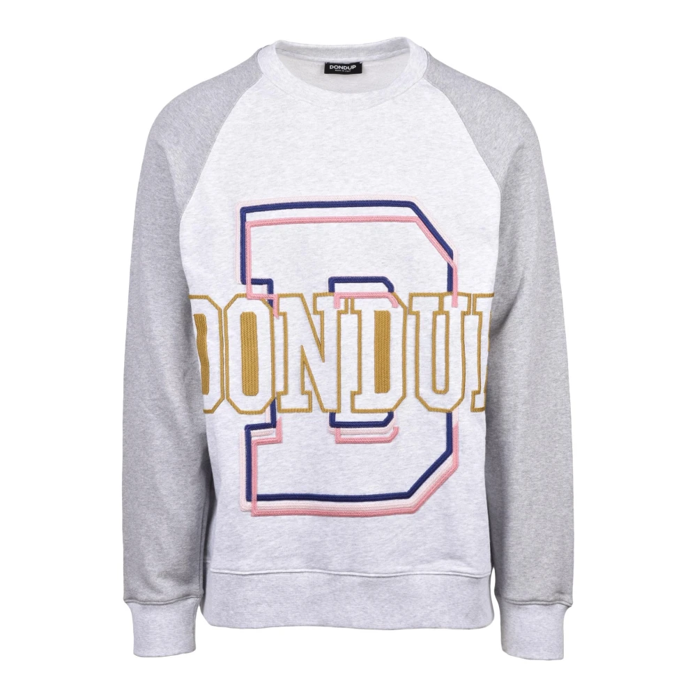 Dondup Katoen Elastaan Sweatshirt Model Gray Heren