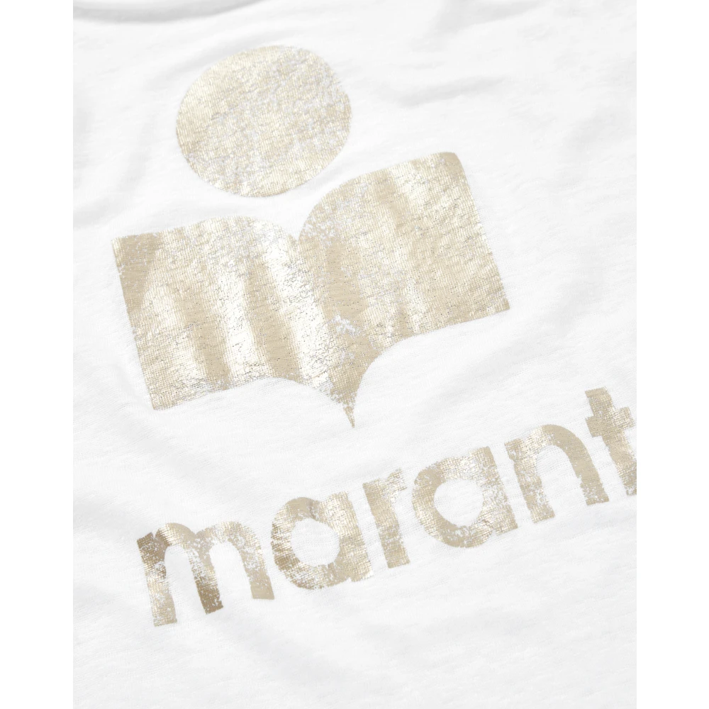 Isabel marant Wit Bedrukte Shirt White Dames
