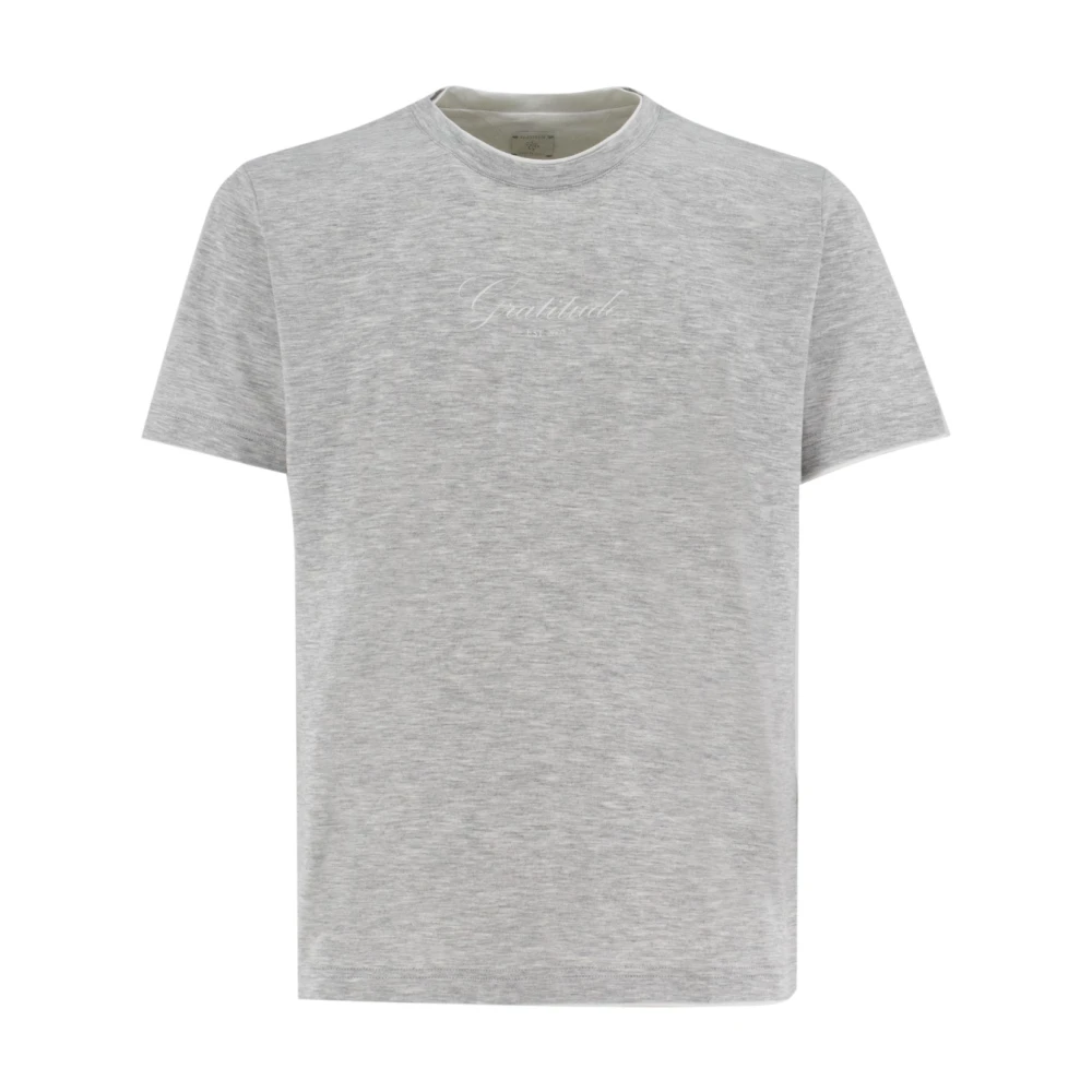 Eleventy - Tops > T-Shirts - Gray - Eleventy - Modalova