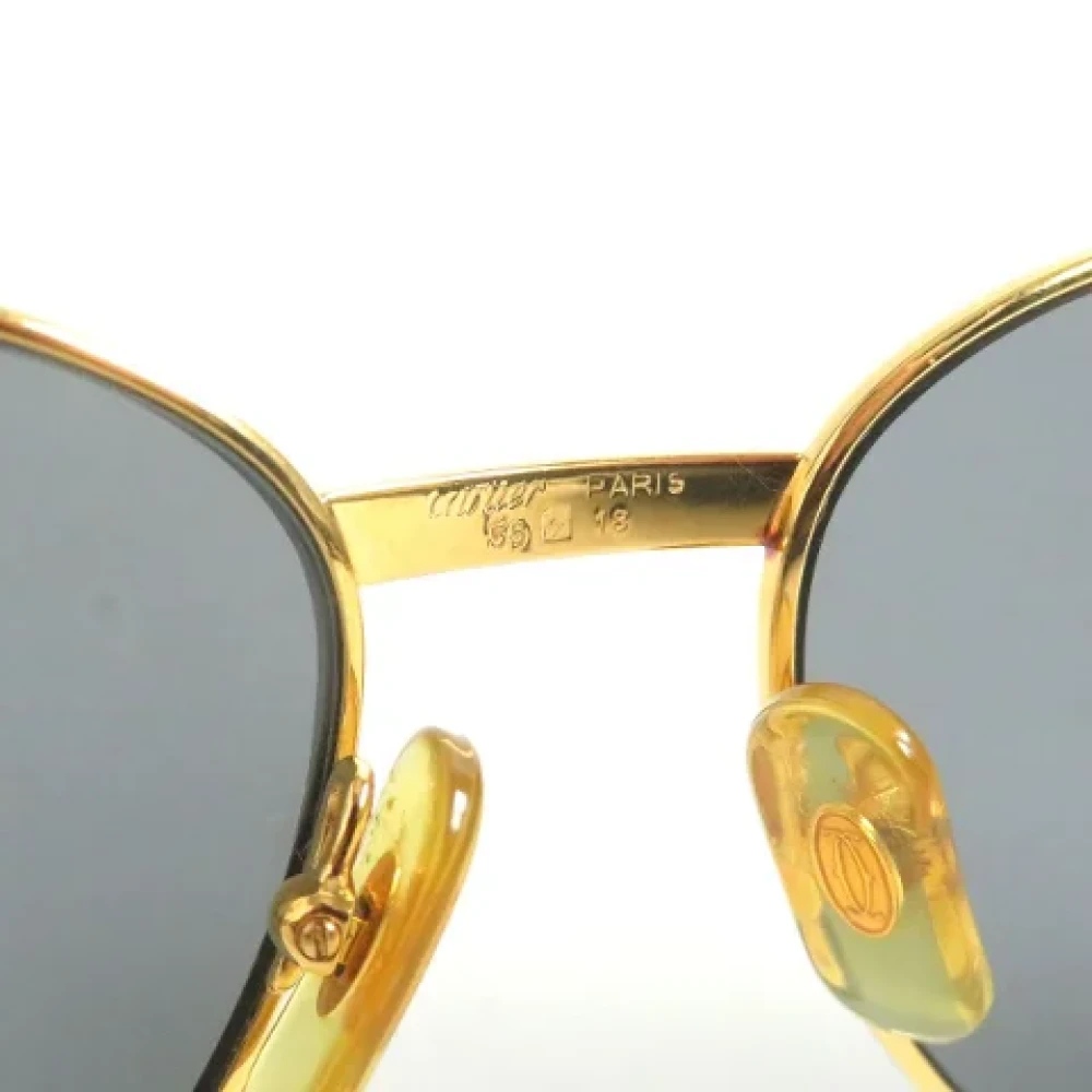 Cartier Vintage Pre-owned Glass sunglasses Yellow Dames
