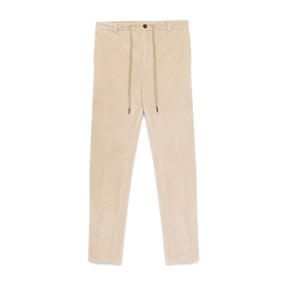 Circolo 1901 Beige Corduroy Broek met Koordzoom Beige Heren