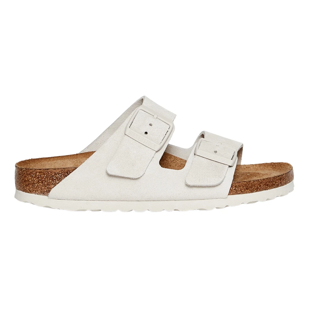 Birkenstock Sandaler i grå nubuck Gray, Herr