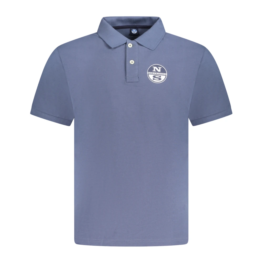 North Sails Mannelijk Blauw Polo Met Korte Mouwen