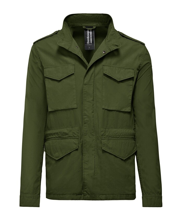 veste-multipoches-en-popeline-de-coton