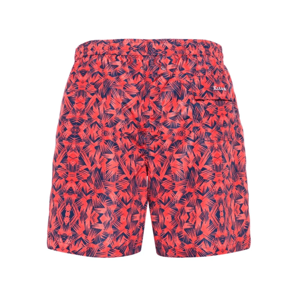 Kiton Abstract Patroon Zwemshorts Multicolor Dames