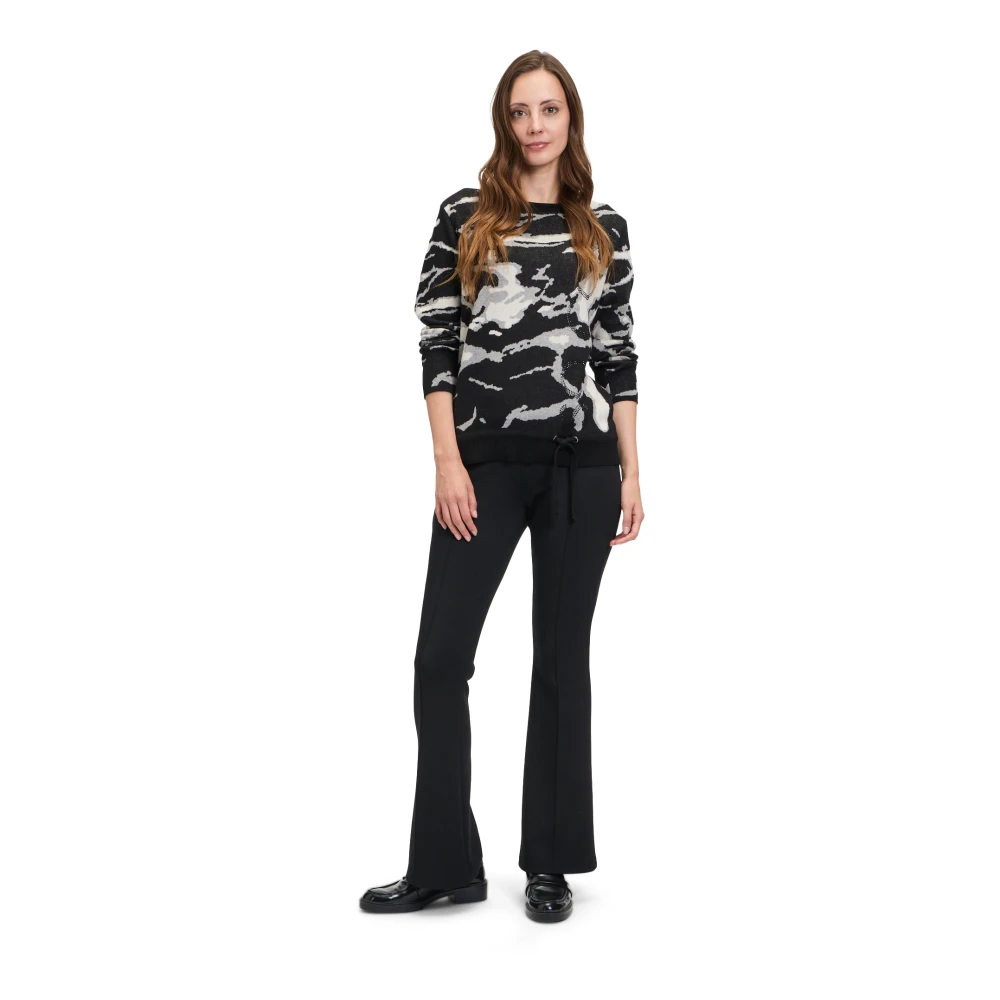 Betty Barclay Jacquard Gebreide Trui Jouw Nieuwe Favoriet Black Dames