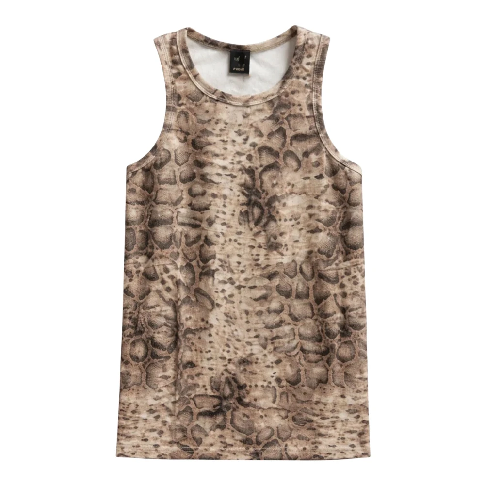 Pinko Women's Brown Belfiore Top - Sleeveless Tops - L- Tops
