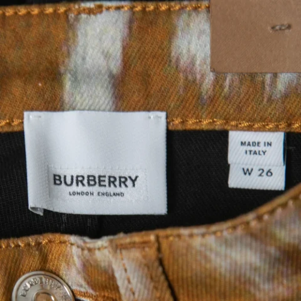 Burberry Vintage Pre-owned Denim jeans Black Dames