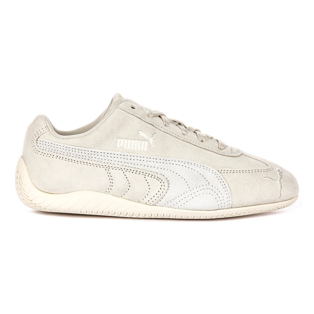 Puma Men's Beige Speedcat Og Suede Leather Trainers - Sneakers - 3 Uk - Shoes