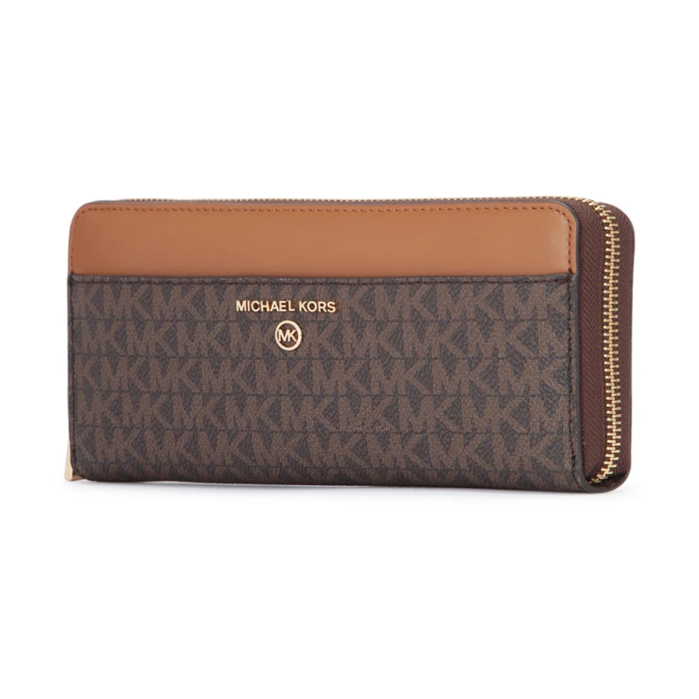 Michael Kors Stijlvolle portemonnee met meerdere vakken Brown Dames