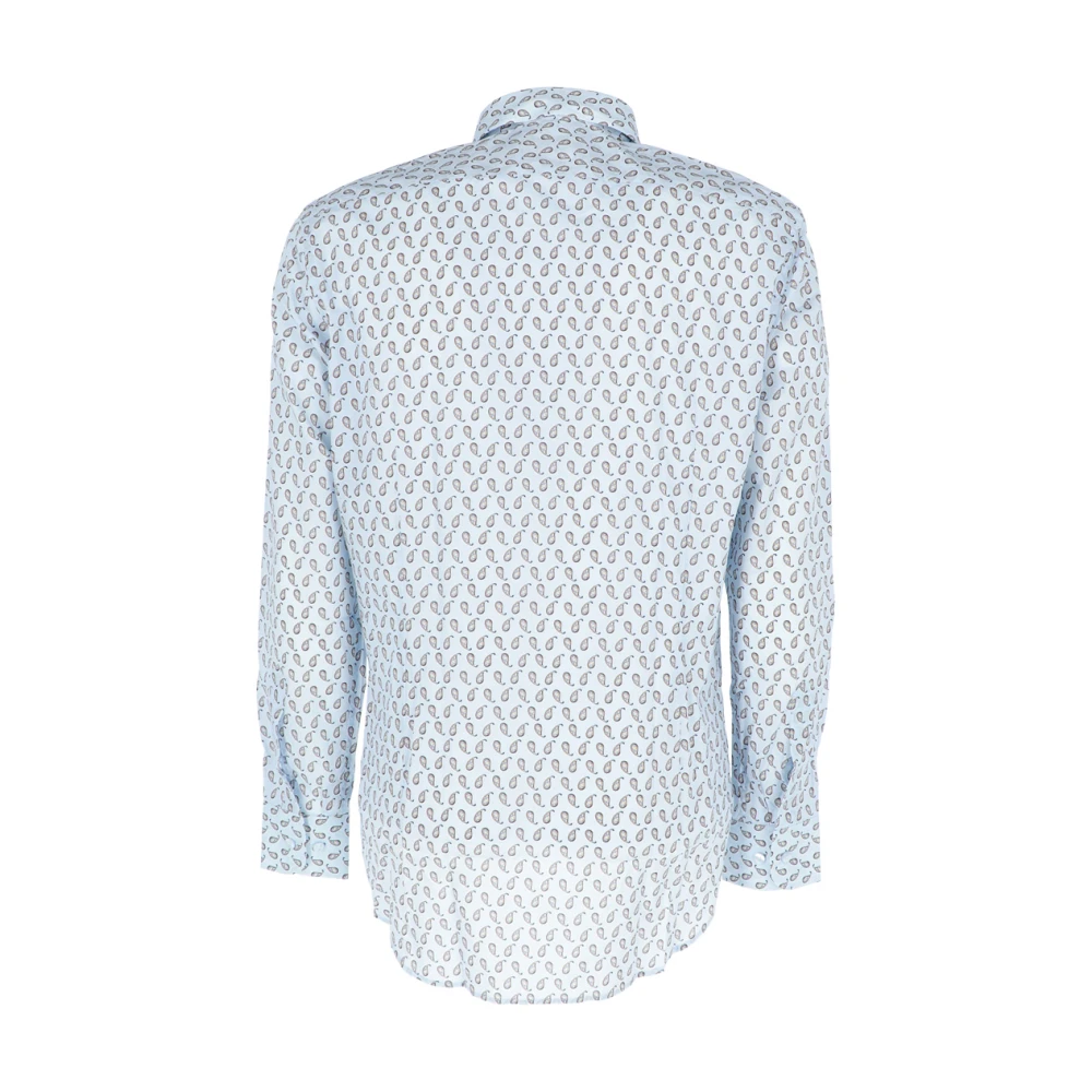 ETRO Casual Katoenen Overhemd voor Mannen Blue Heren