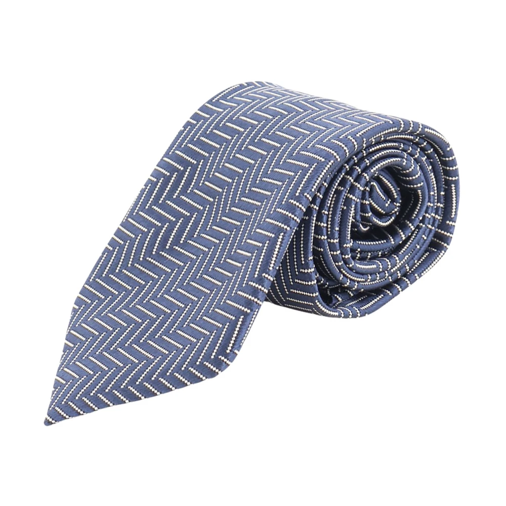 Tom Ford Men's Blue Silk Tie - Image 2
