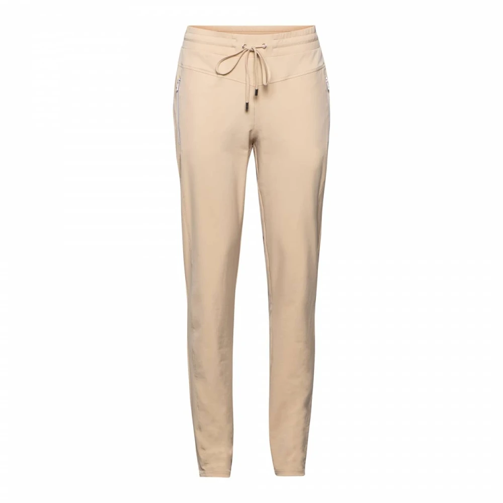 &Co Woman Joggingbroek voor heren comfortabel en stijlvol Beige Dames