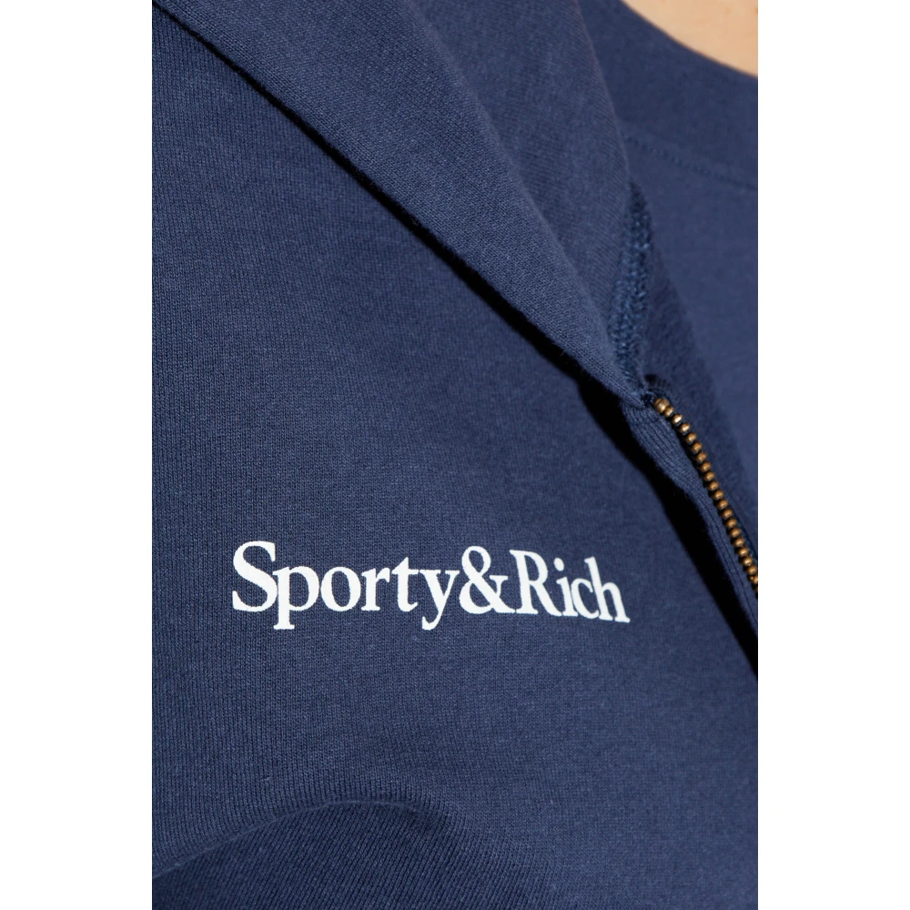 Sporty & Rich Sweatshirt uit de 47 & The New York Yankees collectie Blue Unisex