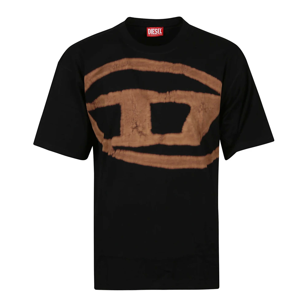 Diesel Bleach T-Shirt Black Heren
