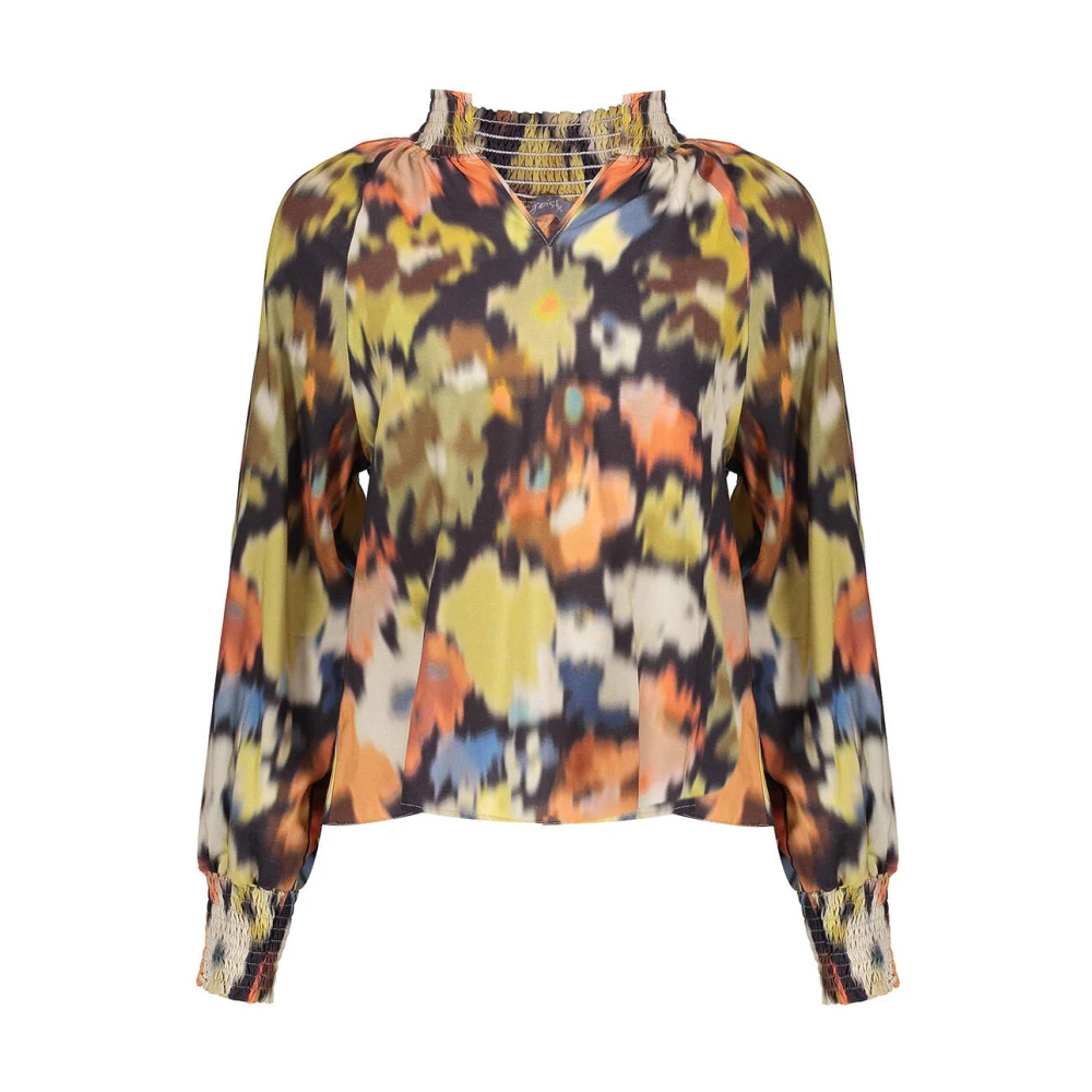 Geisha Lange Mouw Blouse Multicolor Dames