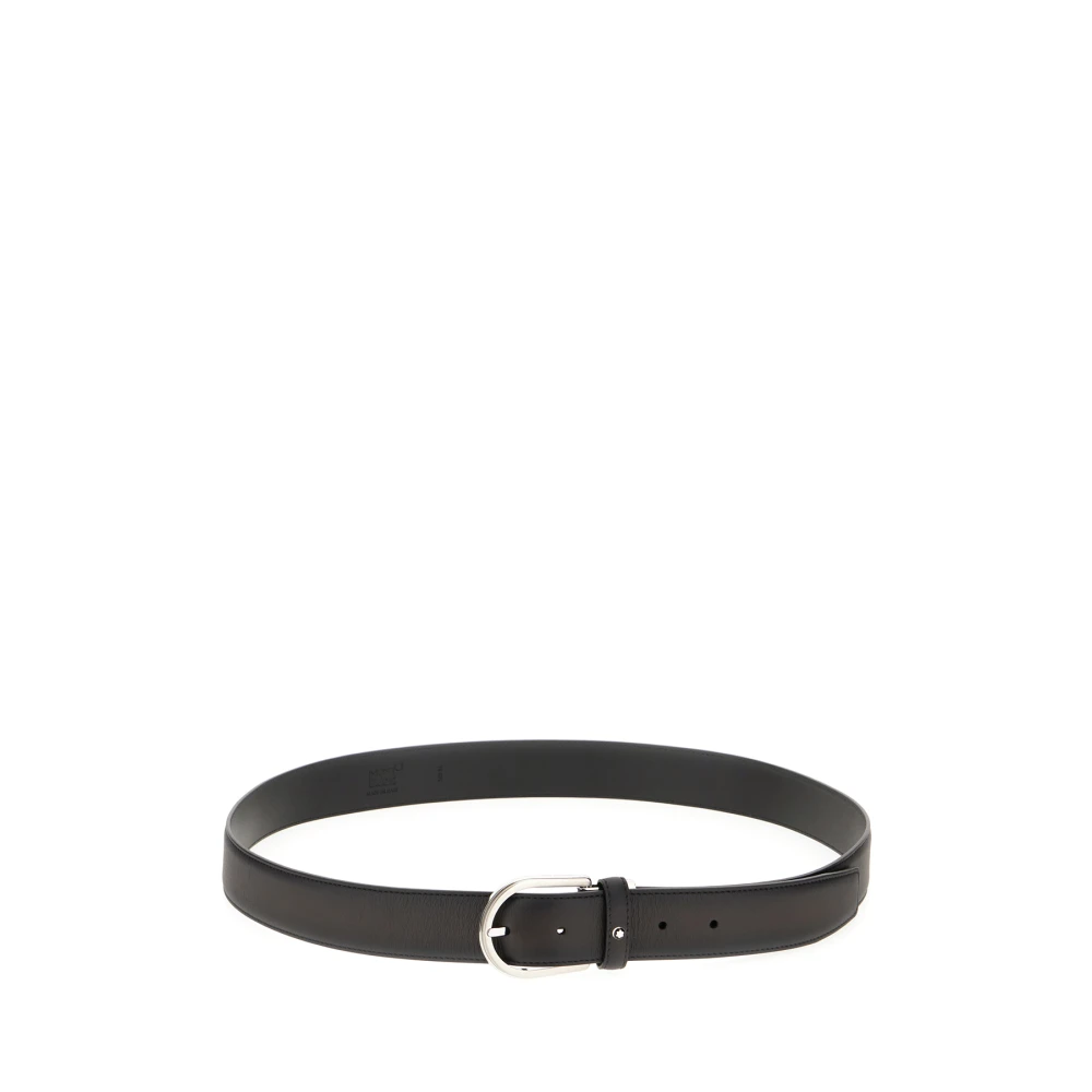 Montblanc Stijlvolle Leren Riemencollectie Gray Heren