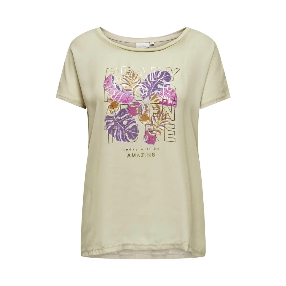 Only Carmakoma Carketty Life Mix Tee Junior Multicolor Dames