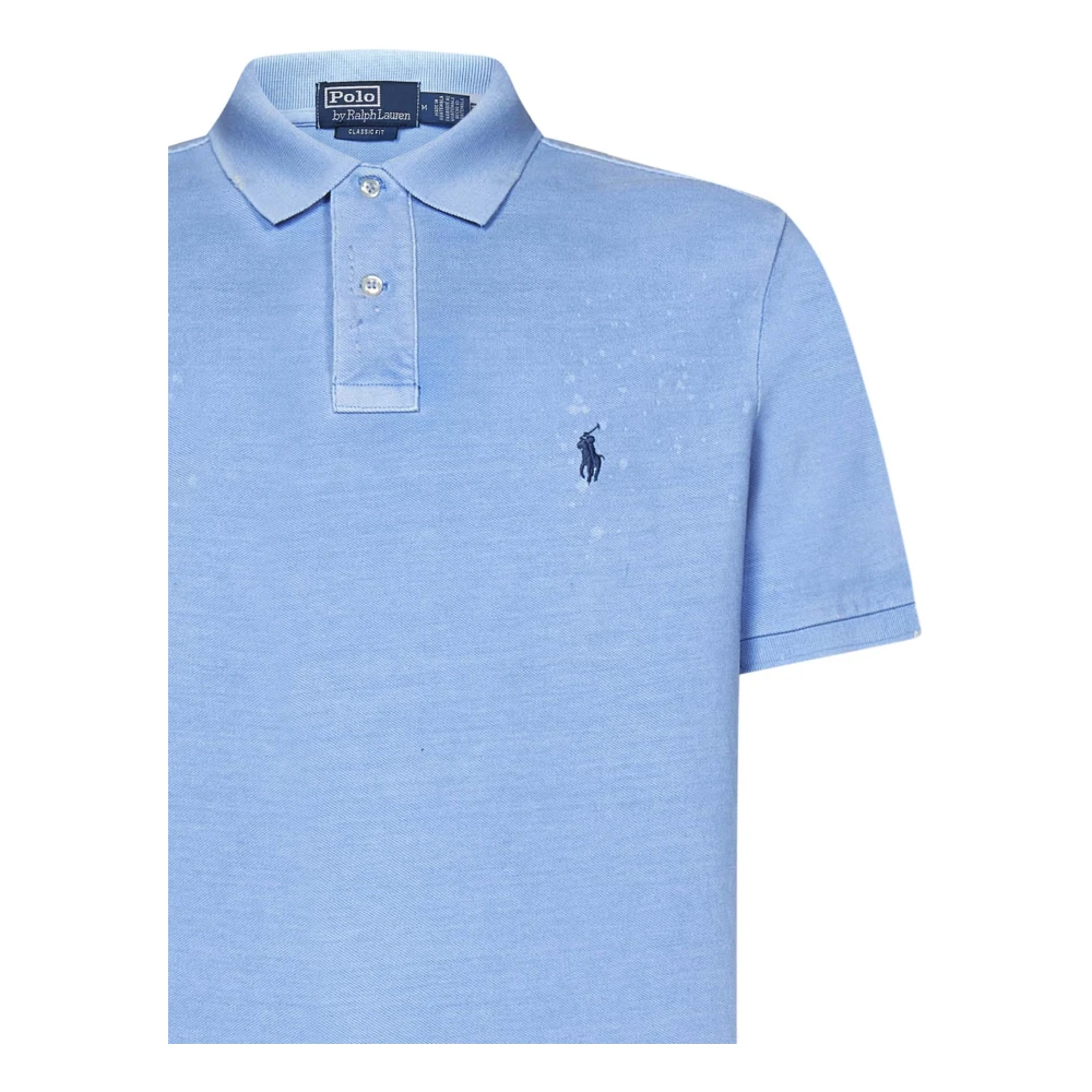 Polo Ralph Lauren Heldere Blauwe Polo Shirt Herenmode Blue Heren