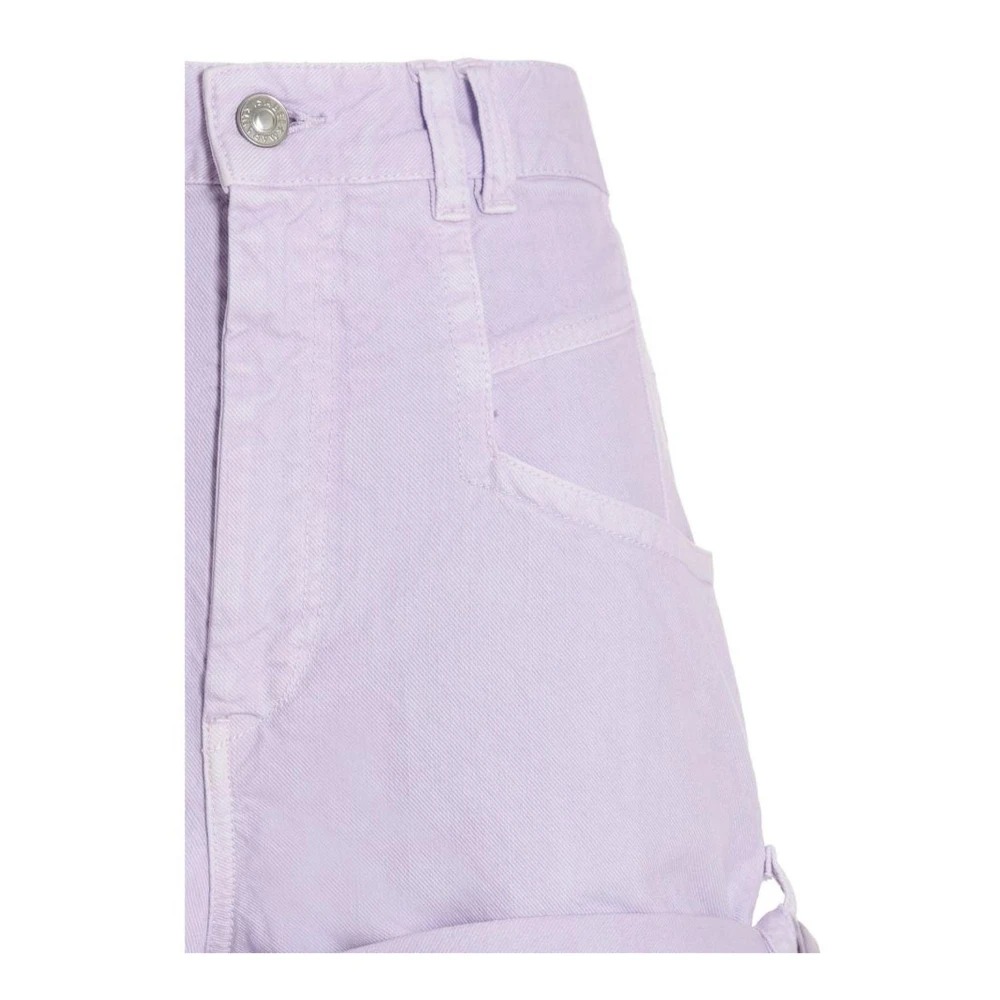 Isabel marant Flatterende op maat gemaakte shorts voor vrouwen Purple Dames
