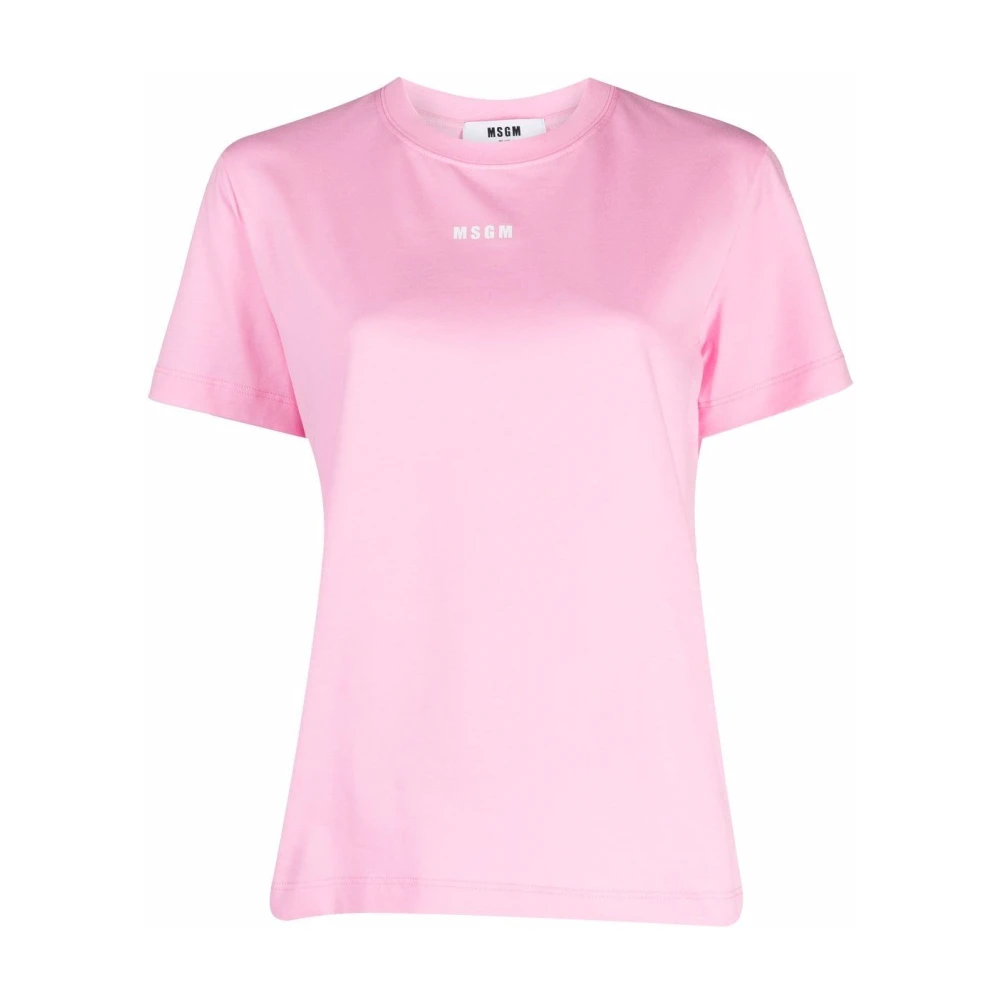 Msgm Roze T-shirts en Polos Pink Dames
