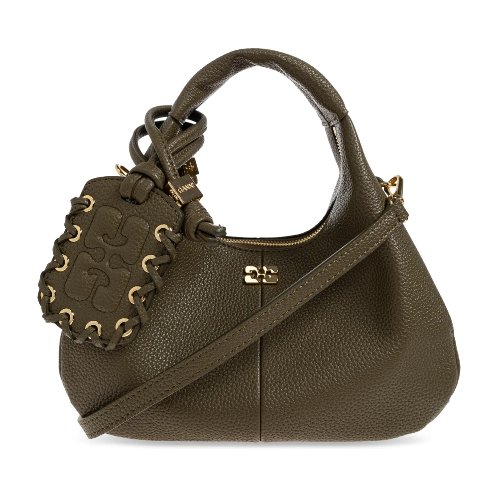 Ganni Mini Bolso Hobo Bags Mujer Verde 