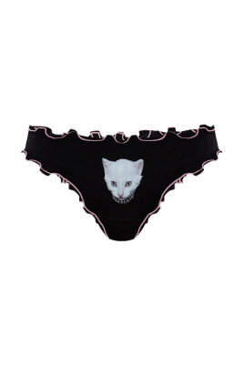 black-ruffle-trim-underwear-with-pink-edging