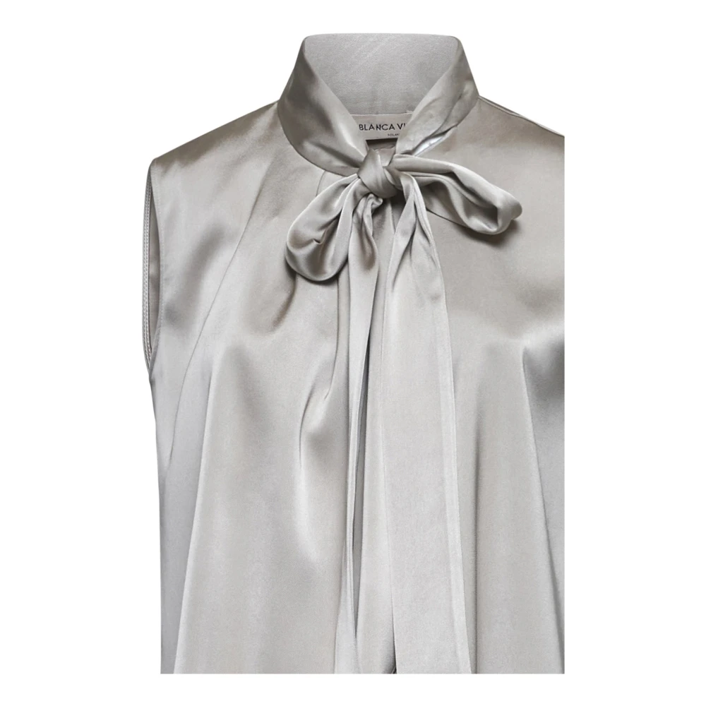 Blanca Vita Witte Top Gray Dames