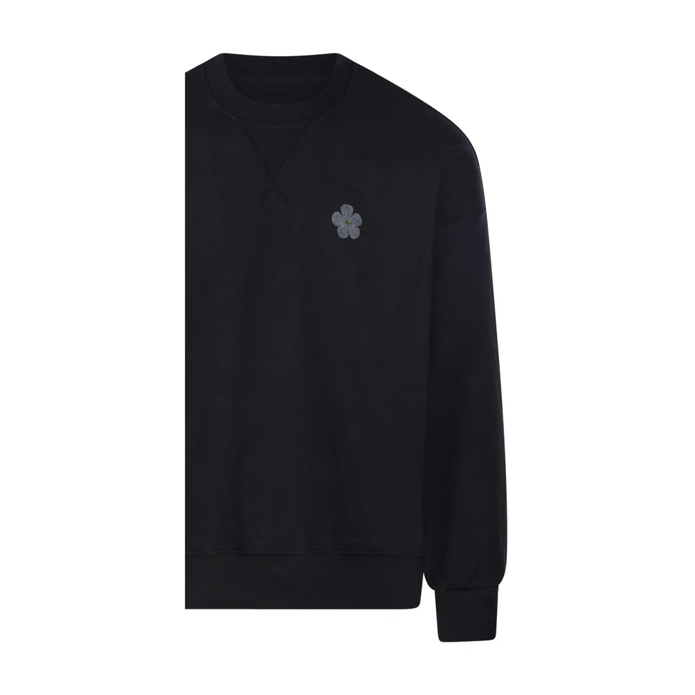 A Paper Kid Zwarte Sweatshirt Black Heren