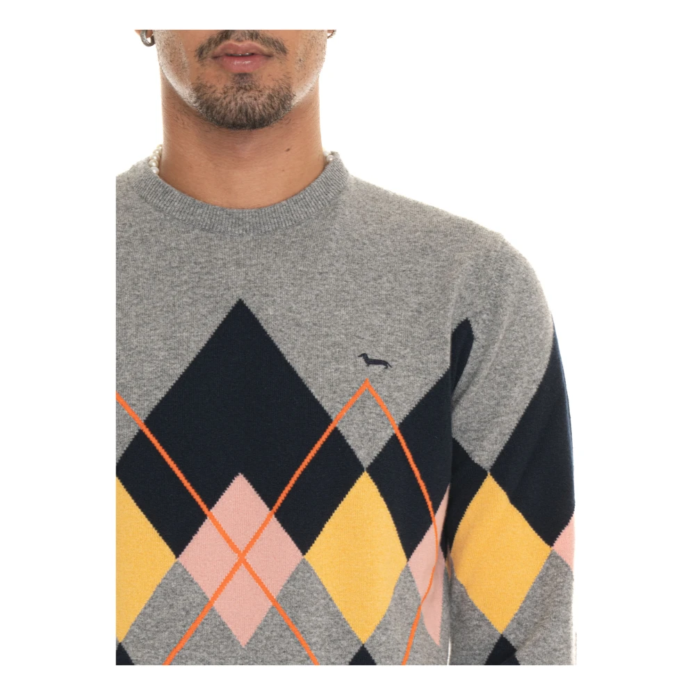 Harmont & Blaine Stijlvolle Gebreide Trui voor Mannen Multicolor Heren
