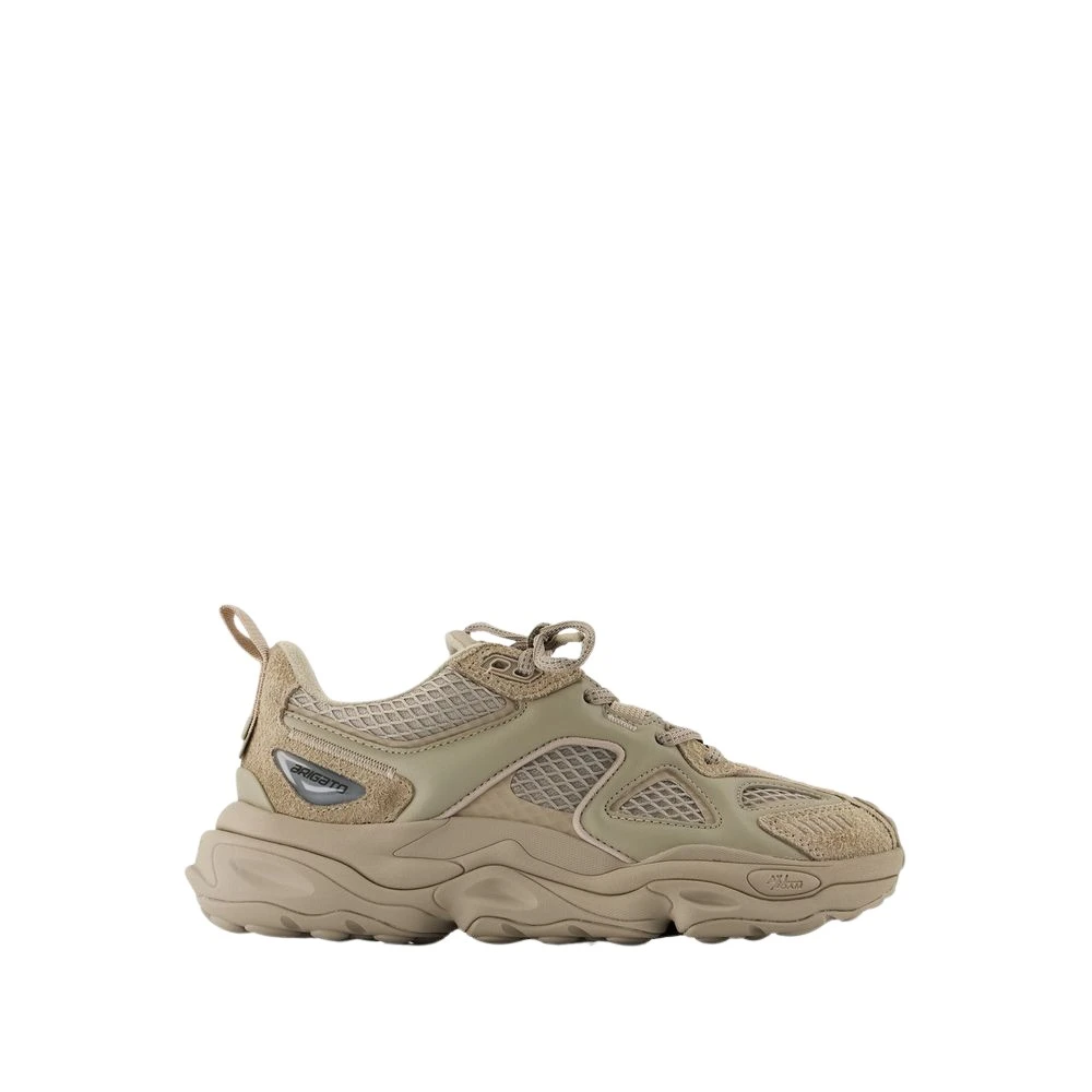 Beige Skinn Satellitt Sneakers