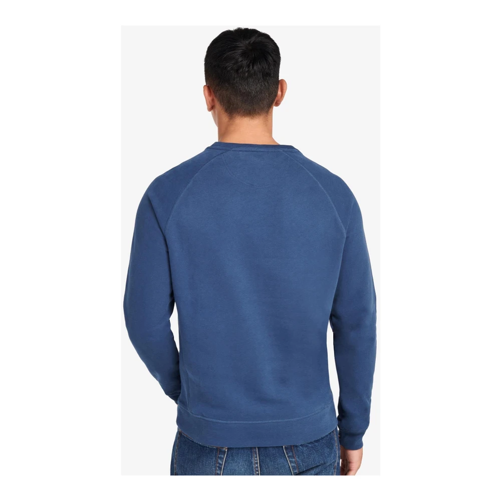 Barbour Holts Grafische Sweatshirt Blue Heren