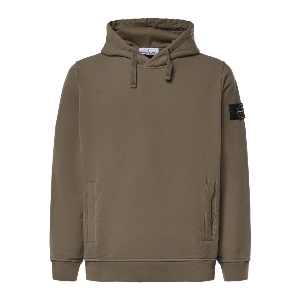 Stone Island , Hoodies, Male, Green, 2XL, Hoodie - Image 3