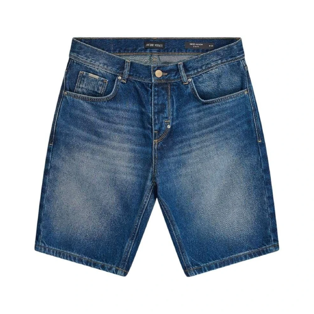 Antony Morato Men's Blue Denim Shorts - Denim Shorts - W33 - Shorts