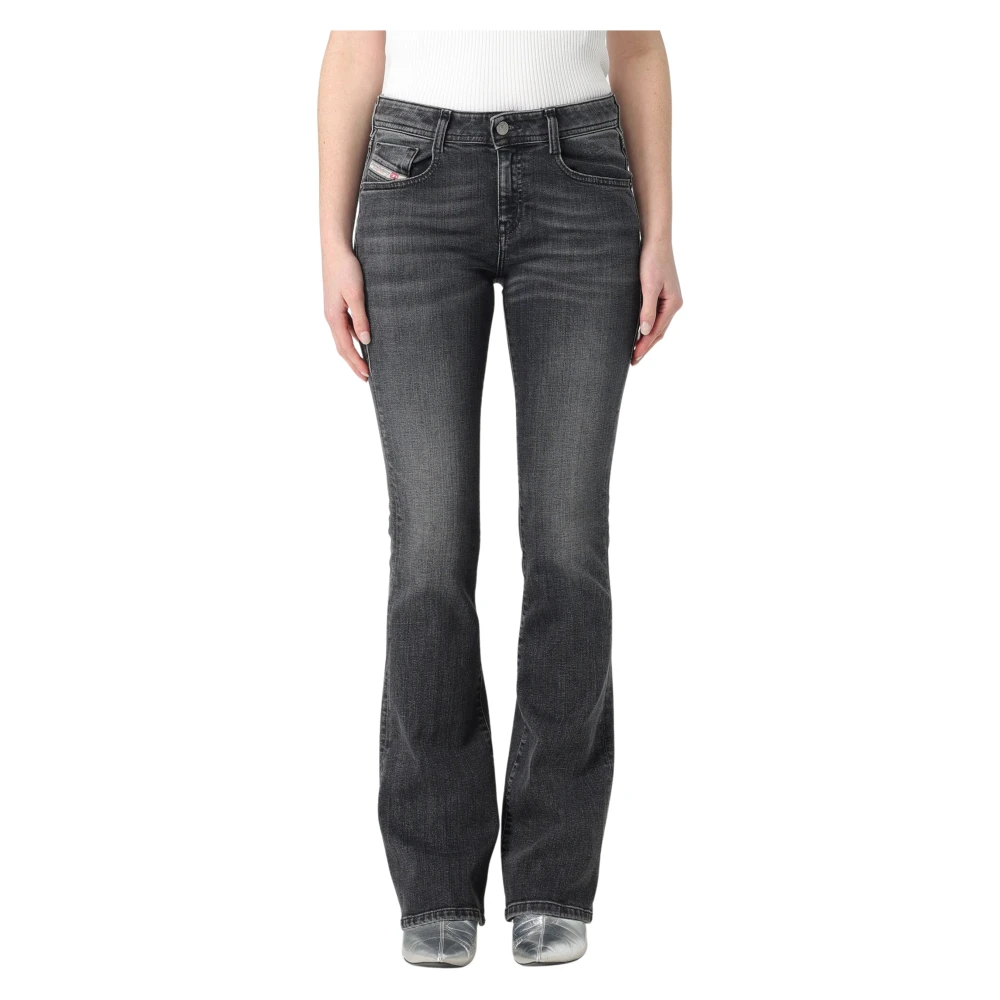 Diesel 1969 D-Ebbey Bootcut And Flare Jeans - Washed Black - Size 28 L30 - Image 3
