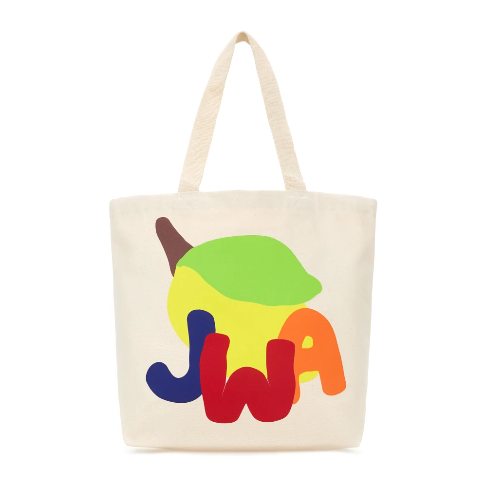 JW Anderson Shopper tas met logo Beige