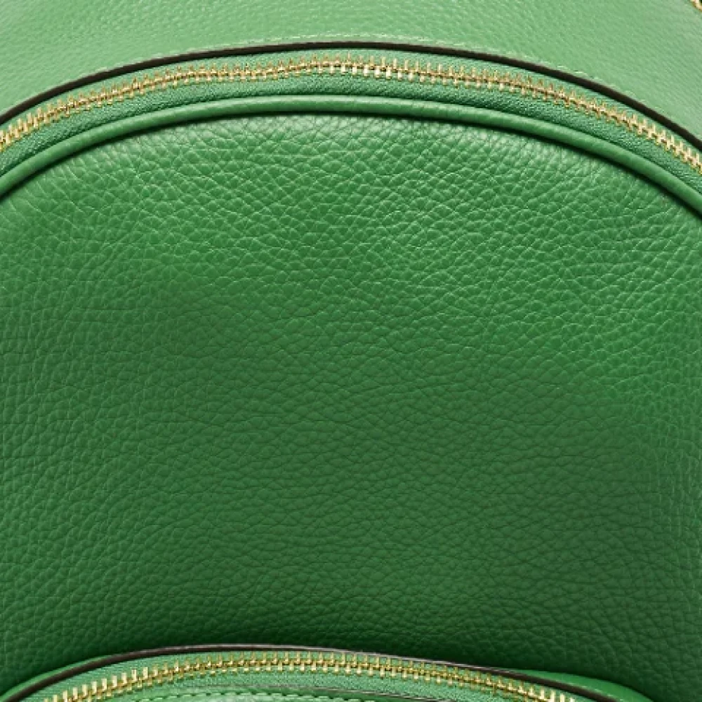 Coach Pre-owned Leather backpacks Green Dames