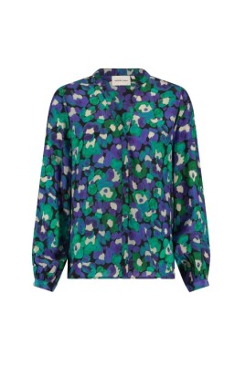 floral-gigot-sleeve-blouse