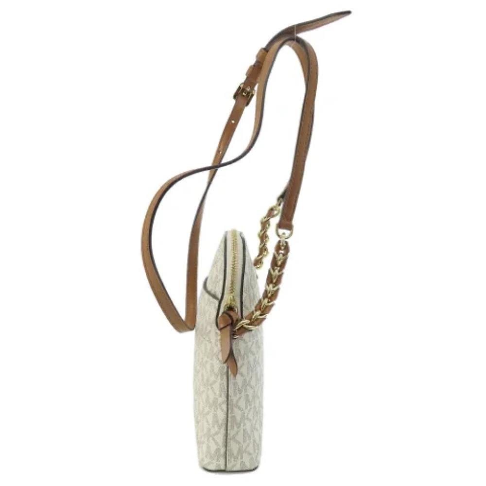 Michael Kors Pre-owned Fabric shoulder-bags Beige Dames
