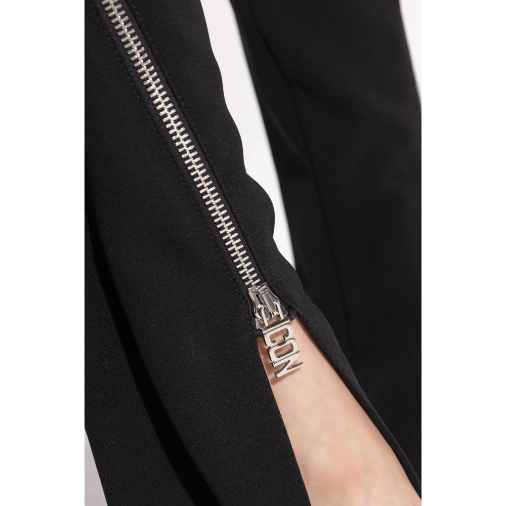 Dsquared2 Broeken met ritsen Black Dames
