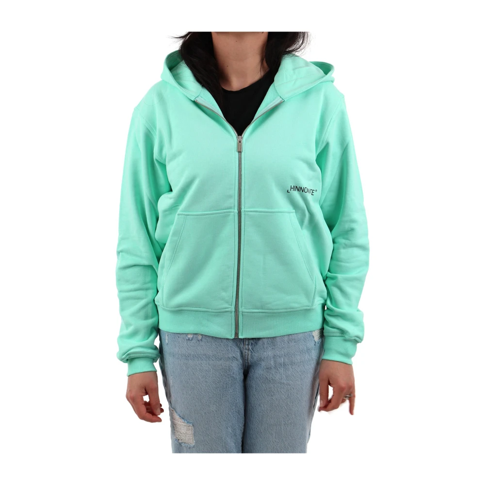 Hinnominate Groene Zip Hoodie Set Vrouwen Green Dames