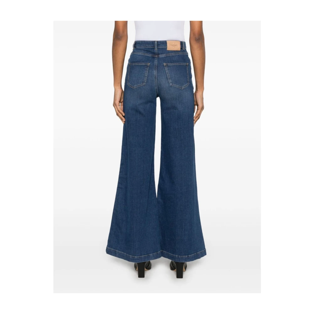 Twinset Stijlvol Denim Set Blue Dames