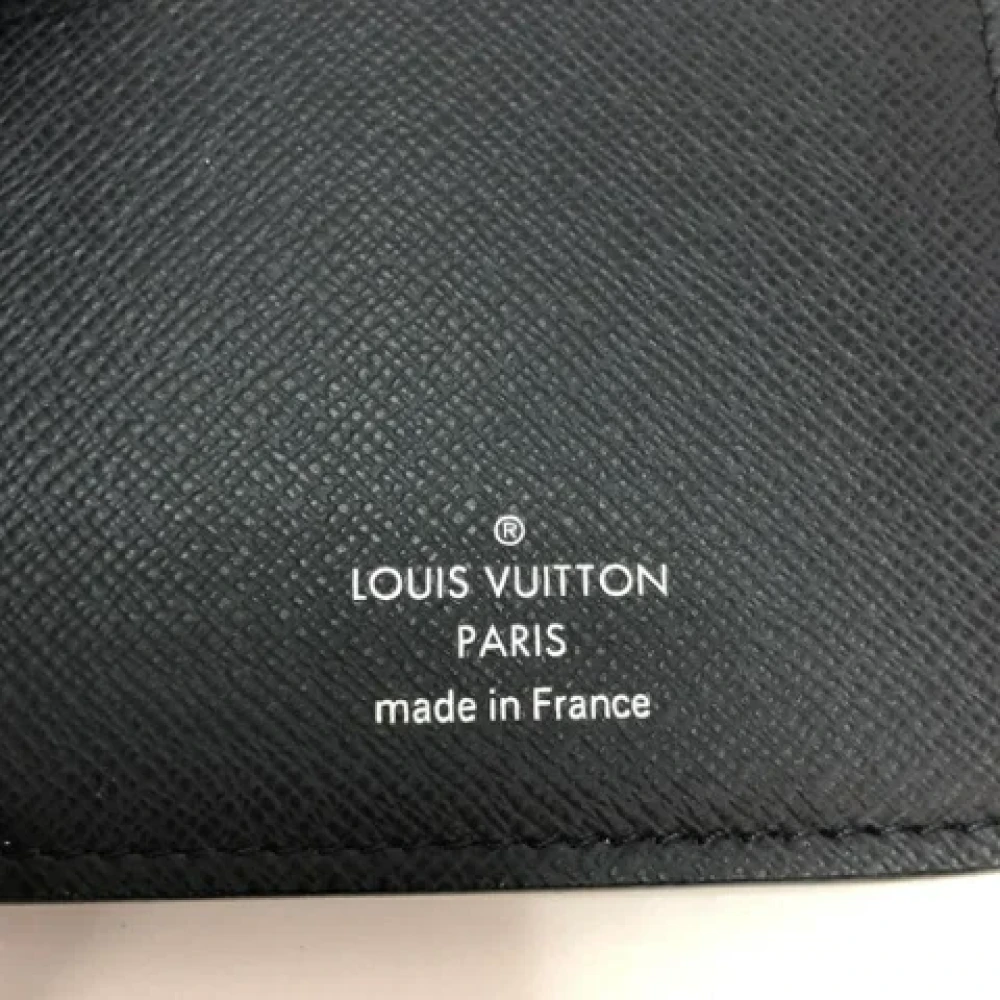 Louis Vuitton Vintage Pre-owned Leather wallets Black Dames