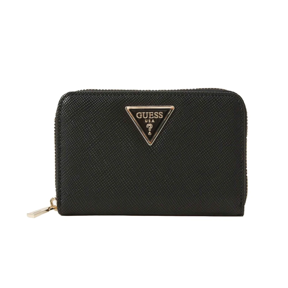 Guess Women's Black Wallets & Cardholders, One Size, Laurel Ii Slg Med Zip