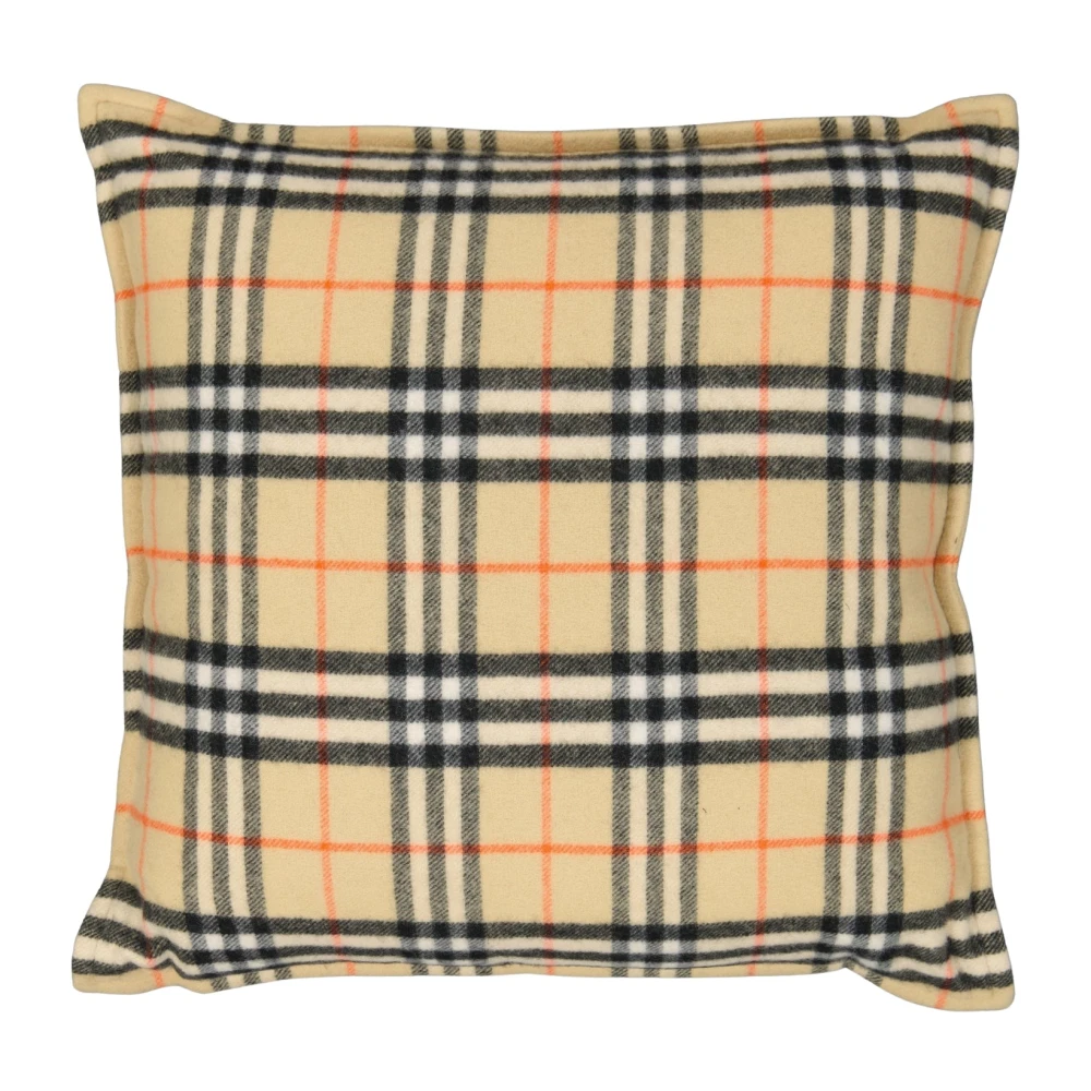 Burberry Unisex Multicolor Home Veelkleurig, One Size, Katoen, Check Cashmere Kussen