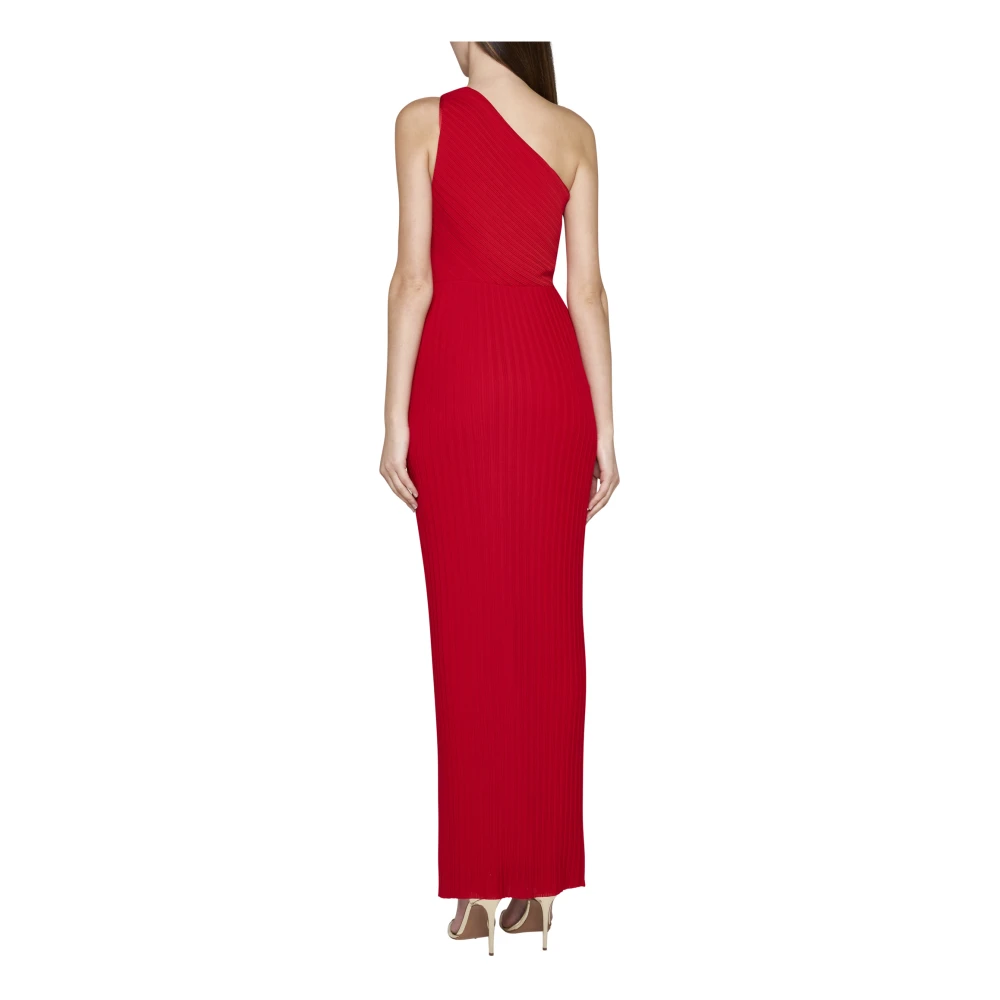 Solace London Rode Elegante Jurken Red Dames