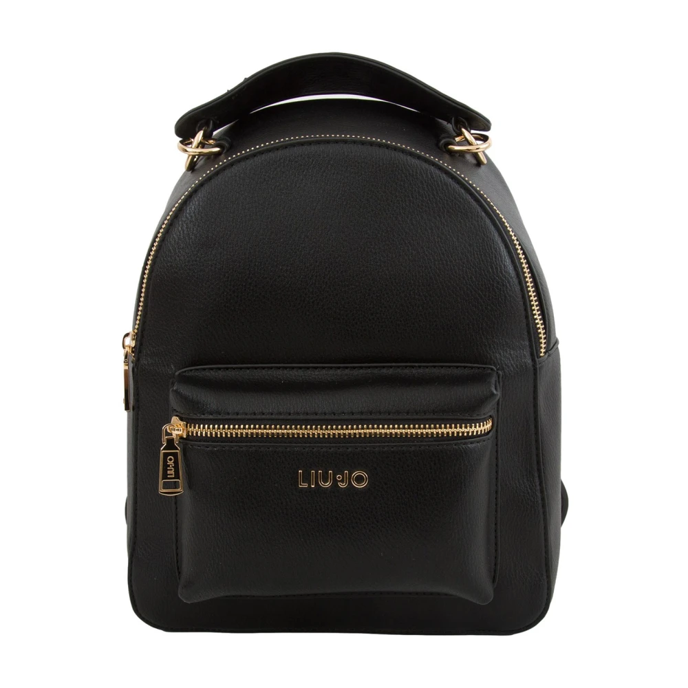 Liu Jo Stijlvolle Zwarte Rugzak Tas Black Dames