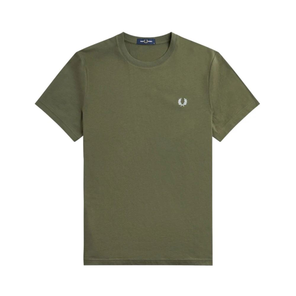 Fred Perry Casual Katoenen T-shirt Green Heren