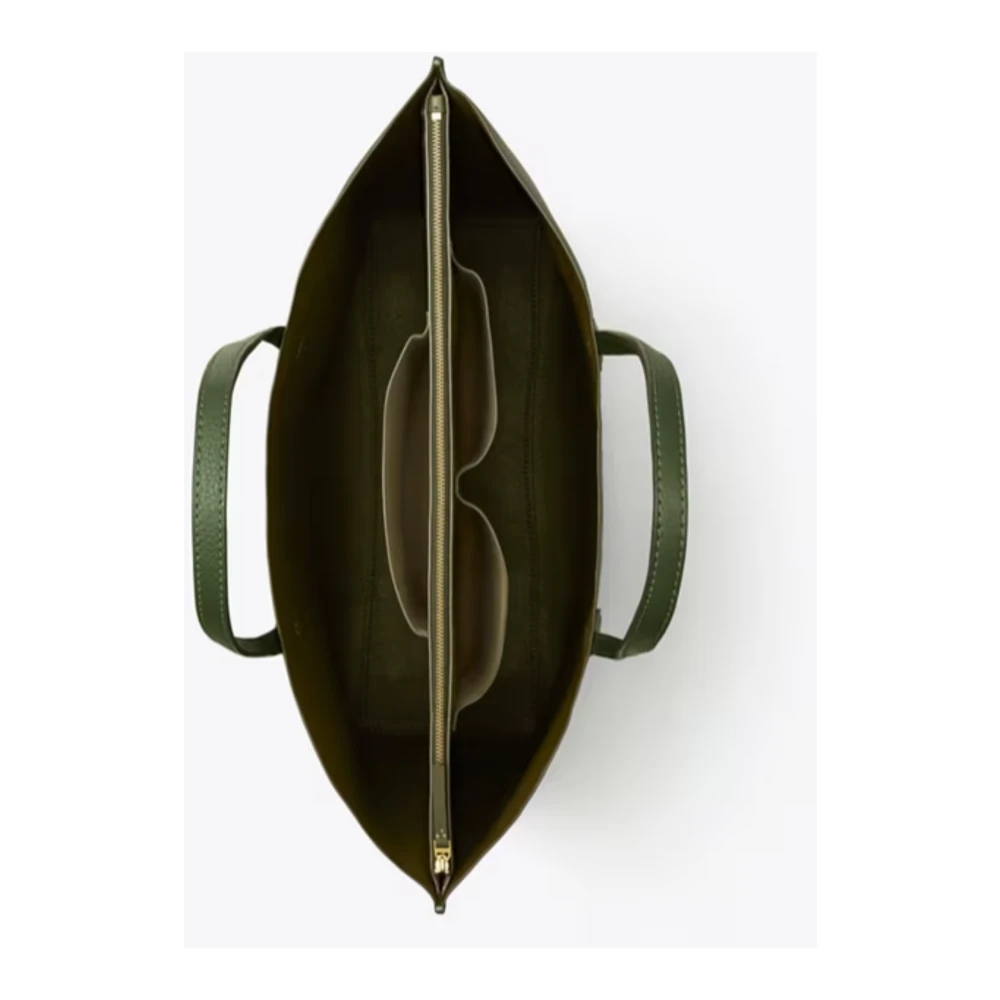 TORY BURCH Stijlvolle Triple-Compartiment Tote Basilicum Green Dames